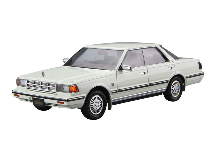 AOSHIMA 54789 The Model Car 58 Nissan Y30 Cedric/ Gloria 4Ht V30E 1/24 Scale Kit- Japan Figure Store - #1 Bring To You The Best Japanese Goods