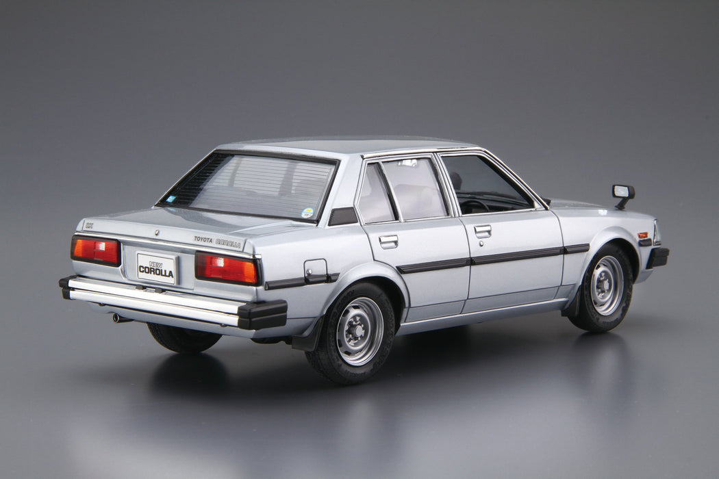 Aoshima Bunka Kyozai 1/24 The Model Car Series No.71 Toyota E70 Corolla Sedan Gt/Dx 1981 Plastic Model- Japan Figure Store - #1 Bring To You The Best Japanese Goods
