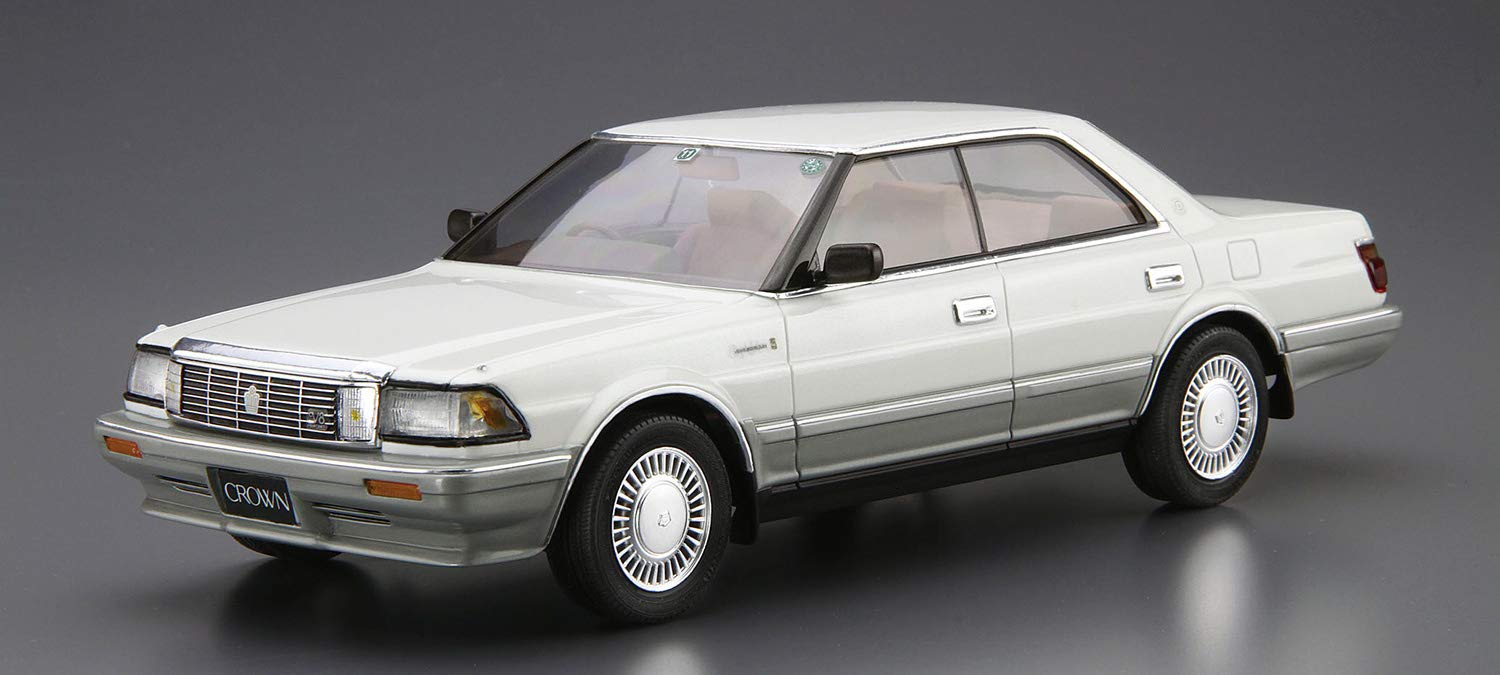 AOSHIMA The Model Car 1/24 Toyota Uzs131 Crown Royal Saloon G '89 Plastic Model- Japan Figure Store - #1 Bring To You The Best Japanese Goods