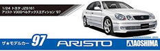 AOSHIMA 56684 The Model Car 97 Toyota Jzs161 Aristo V300 Vertex Ed. '97 1/24 Scale Kit- Japan Figure Store - #1 Bring To You The Best Japanese Goods