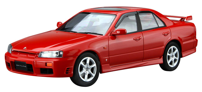 AOSHIMA The Model Car 1/24 Nissan Er34 Skyline 25Gt-X Turbo '98 Plastic Model- Japan Figure Store - #1 Bring To You The Best Japanese Goods