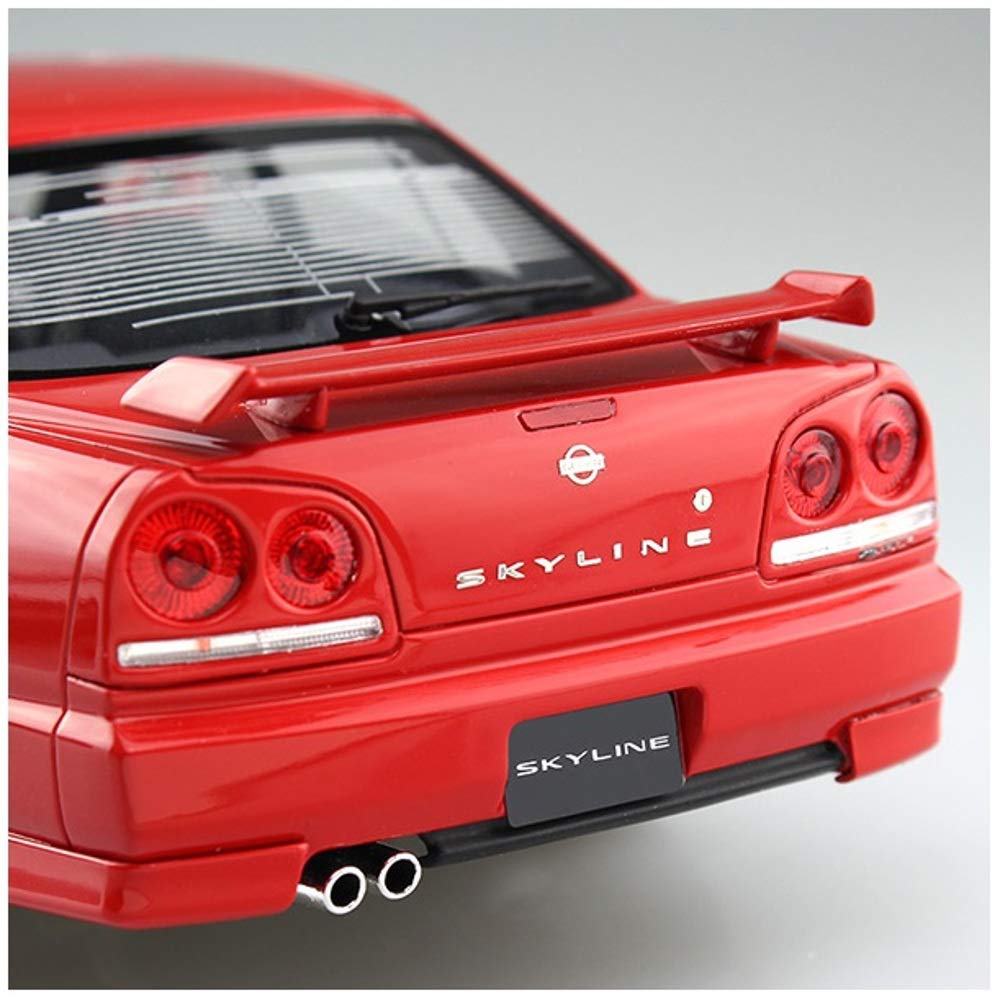 AOSHIMA The Model Car 1/24 Nissan Er34 Skyline 25Gt-X Turbo '98 Plastic Model- Japan Figure Store - #1 Bring To You The Best Japanese Goods