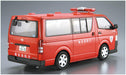 AOSHIMA 58169 The Model Car Sp Toyota Trh200V Hiace Fire Department '10 1/24 Scale Kit- Japan Figure Store - #1 Bring To You The Best Japanese Goods