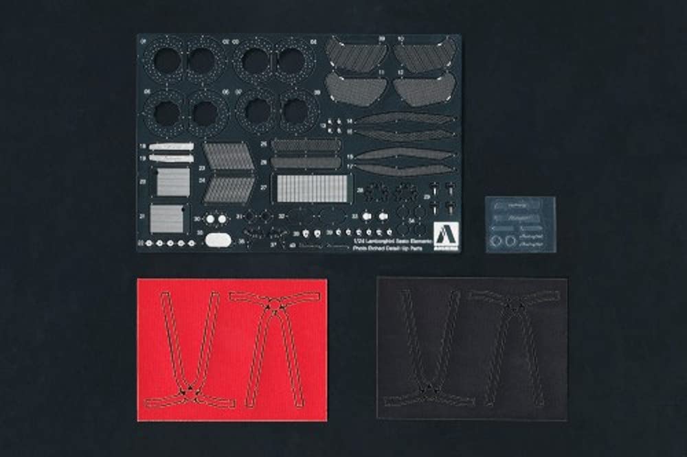 Aoshima Bunka Kyozai 1/24 The Supercar Series Detail Up Parts Tsc-08 Lamborghini Sesto Element Plastic Model Parts- Japan Figure Store - #1 Bring To You The Best Japanese Goods