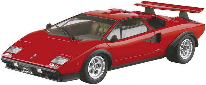 AOSHIMA The Super Car No.16 1/24 '75 Wolf Countach Ver.1 Plastic Model- Japan Figure Store - #1 Bring To You The Best Japanese Goods