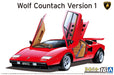 AOSHIMA The Super Car No.16 1/24 '75 Wolf Countach Ver.1 Plastic Model- Japan Figure Store - #1 Bring To You The Best Japanese Goods