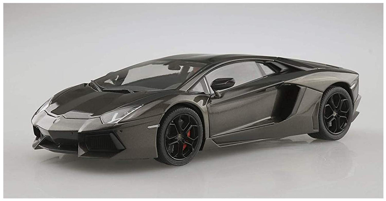 Aoshima Bunka Kyozai 1/24 The Supercar Series No.4 Lamborghini Aventador Lp700-4 2011 Plastic Model- Japan Figure Store - #1 Bring To You The Best Japanese Goods