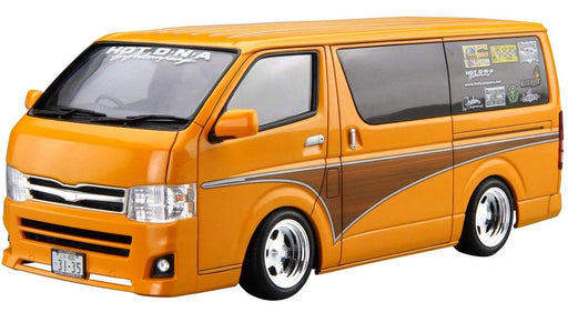 AOSHIMA 59487 Tuned Car No.11 Hot Company Trh200V Hiace '12 Toyota 1/24 Scale Kit- Japan Figure Store - #1 Bring To You The Best Japanese Goods