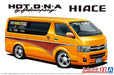 AOSHIMA 59487 Tuned Car No.11 Hot Company Trh200V Hiace '12 Toyota 1/24 Scale Kit- Japan Figure Store - #1 Bring To You The Best Japanese Goods