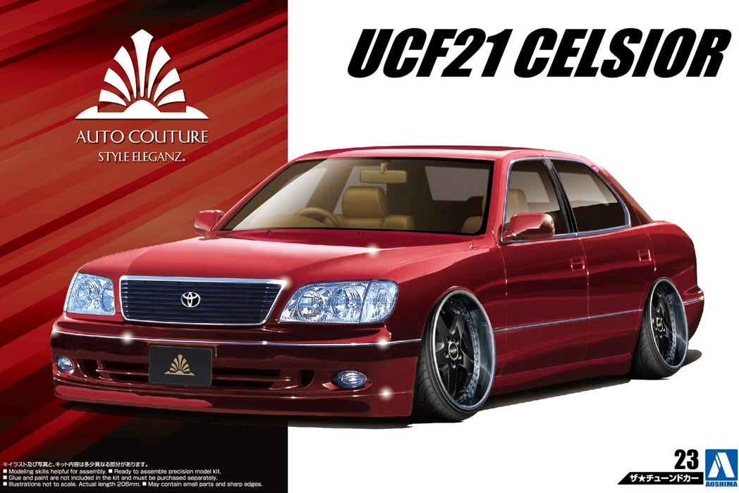 AOSHIMA 53546 Auto Couture Ucf21 Celsior Toyota 1/24 Scale Kit- Japan Figure Store - #1 Bring To You The Best Japanese Goods