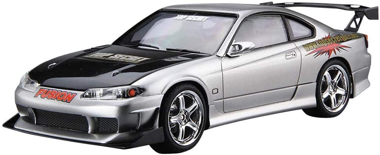 AOSHIMA The Tuned Car 1/24 Nissan Top Secret S15 Silvia '99 Plastic Model- Japan Figure Store - #1 Bring To You The Best Japanese Goods