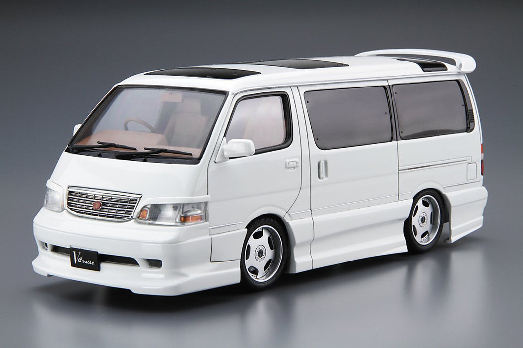 AOSHIMA 53560 Az-Max Kzh100 Hiace Wagon '99 Toyota 1/24 Scale Kit- Japan Figure Store - #1 Bring To You The Best Japanese Goods