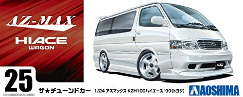 AOSHIMA 53560 Az-Max Kzh100 Hiace Wagon '99 Toyota 1/24 Scale Kit- Japan Figure Store - #1 Bring To You The Best Japanese Goods
