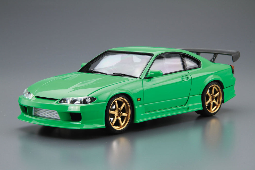 Aoshima Bunka Kyozai 1/24 The Tuned Car Series No.42 Nissan Rodek Style S15 Silvia 1999 Plastic Model- Japan Figure Store - #1 Bring To You The Best Japanese Goods