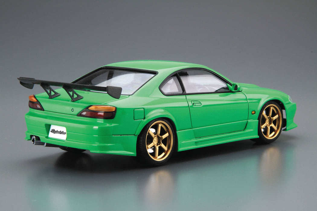 Aoshima Bunka Kyozai 1/24 The Tuned Car Series No.42 Nissan Rodek Style S15 Silvia 1999 Plastic Model- Japan Figure Store - #1 Bring To You The Best Japanese Goods