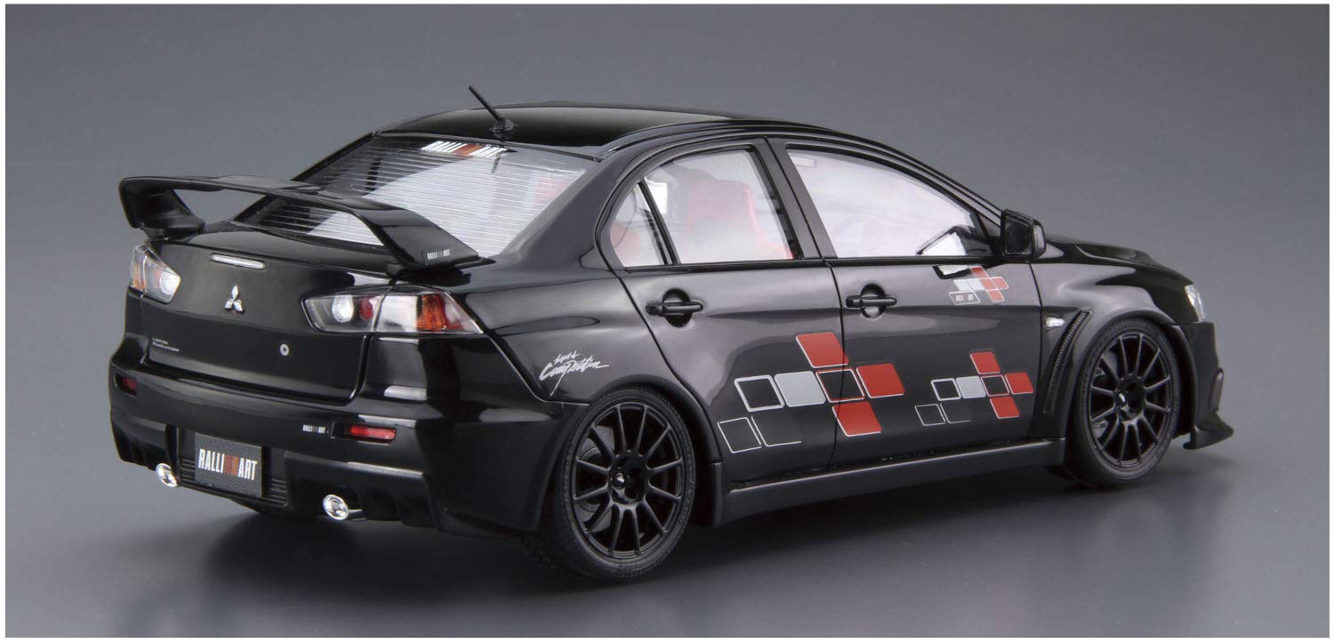AOSHIMA The Tuned Car 1/24 Ralliart Cz4A Lancer Evolution X '07 Mitsubishi Plastic Model- Japan Figure Store - #1 Bring To You The Best Japanese Goods