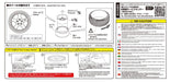 AOSHIMA Tuned Parts 1/24 Work Maister S1 3Peace 18Inch Tire & Wheel Set- Japan Figure Store - #1 Bring To You The Best Japanese Goods
