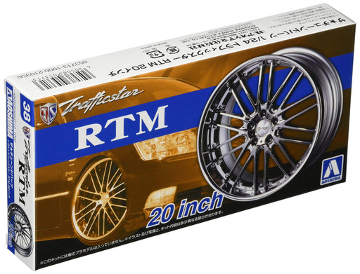 Aoshima Bunka Kyozai 1/24 The Tuned Parts Series No.38 Traffic Star Rtm 20 Inch Plastic Model Parts- Japan Figure Store - #1 Bring To You The Best Japanese Goods