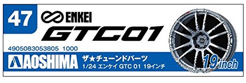 AOSHIMA Tuned Parts 1/24 Enkei Gtc 01 19Inch Tire & Wheel Set- Japan Figure Store - #1 Bring To You The Best Japanese Goods