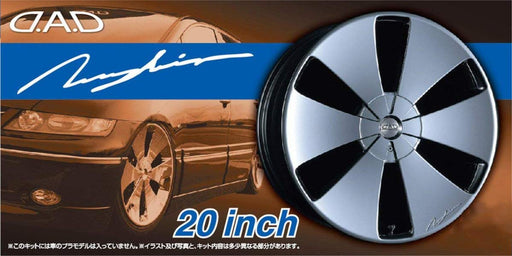 AOSHIMA 54277 Tuned Parts 63 1/24 Garson D.A.D Zuenglein 20Inch Tire & Wheel Set- Japan Figure Store - #1 Bring To You The Best Japanese Goods