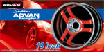 AOSHIMA Tuned Parts 1/24 Super Advan Racing Ver.2 19Inch Tire & Wheel Set- Japan Figure Store - #1 Bring To You The Best Japanese Goods