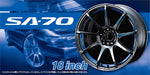 Aoshima Bunka Kyozai 1/24 The Tuned Parts Series No.72 Wedssport Sa-70 18 Inch Plastic Model Parts- Japan Figure Store - #1 Bring To You The Best Japanese Goods