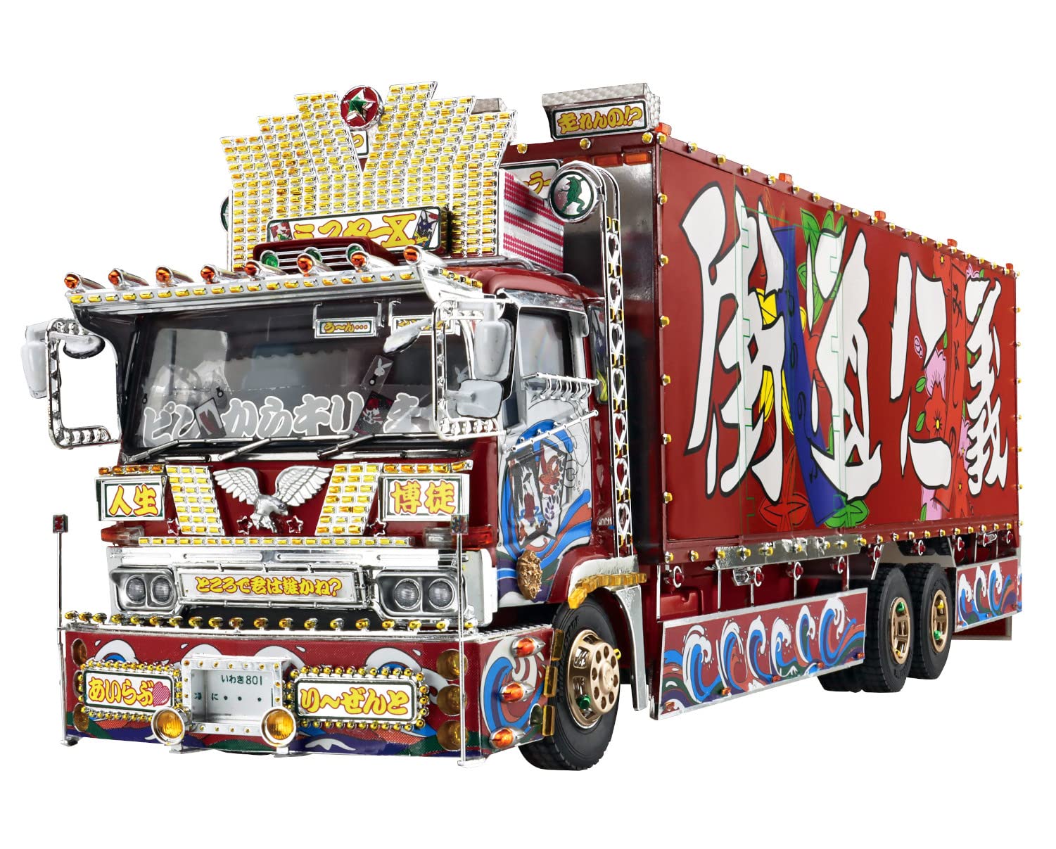 Aoshima Bunka Kyozai 1/32 Collection Scale Series Sp Dekotora Eagle Mr. X Plastic Model- Japan Figure Store - #1 Bring To You The Best Japanese Goods