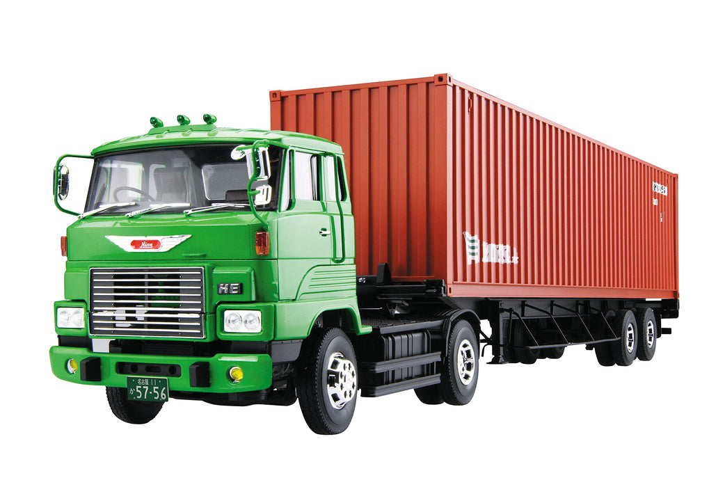 Aoshima Bunka Kyozai 1/32 Heavy Freight Series No.19 Hino He Trailer Plastic Model- Japan Figure Store - #1 Bring To You The Best Japanese Goods