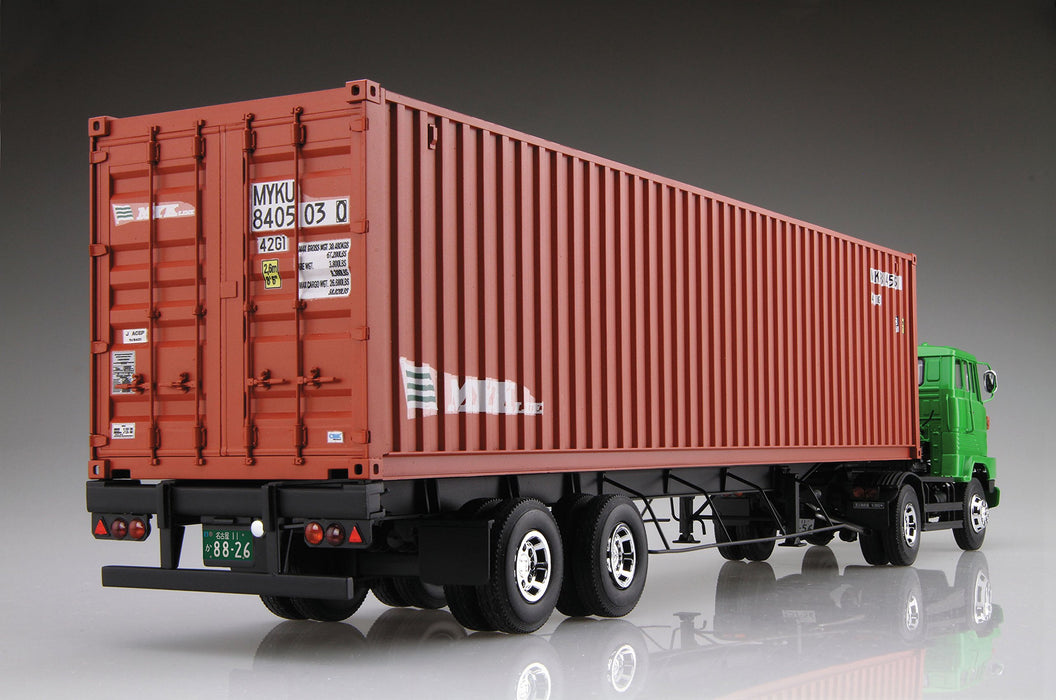 Aoshima Bunka Kyozai 1/32 Heavy Freight Series No.19 Hino He Trailer Plastic Model- Japan Figure Store - #1 Bring To You The Best Japanese Goods