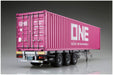 AOSHIMA Heavy Freight 1/32 Nippon Trex Container Semi-Trailer 40 Foot Plastic Model- Japan Figure Store - #1 Bring To You The Best Japanese Goods