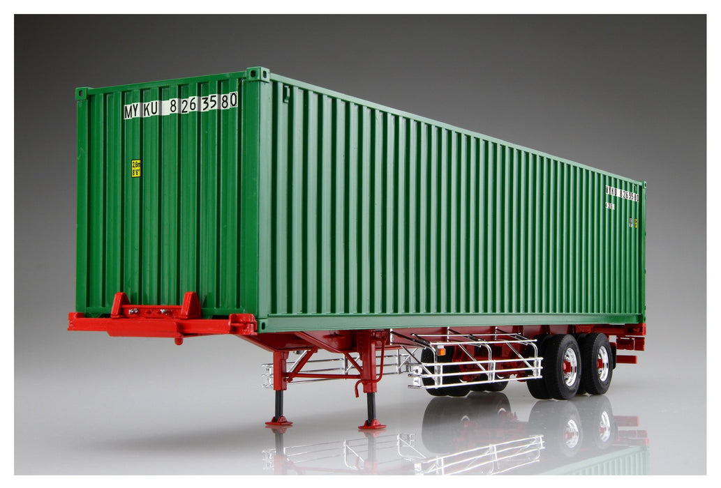AOSHIMA Heavy Freight 1/32 40 Foot Sea Freight Container 2Axis Plastic Model- Japan Figure Store - #1 Bring To You The Best Japanese Goods