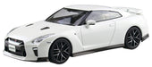 AOSHIMA 56394 07-B Nissan Gt-R Brilliant White Pearl 1/32 Scale Pre-Painted Snap-Fit Kit- Japan Figure Store - #1 Bring To You The Best Japanese Goods