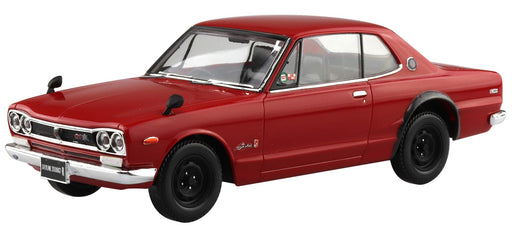 AOSHIMA 58848 Nissan Skyline 2000Gt-R Red Aug 1/32 Scale Pre-Painted Snap-Fit Kit- Japan Figure Store - #1 Bring To You The Best Japanese Goods