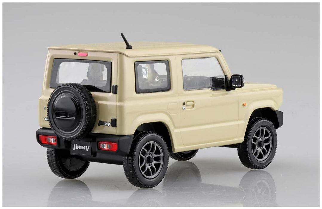 AOSHIMA 57797 08-D Suzuki Jimny Chiffon Ivory Metallic 1/32 Scale Pre-Painted Snap-Fit Kit- Japan Figure Store - #1 Bring To You The Best Japanese Goods