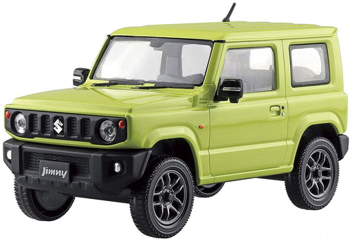 AOSHIMA 57766 08-A Suzuki Jimny Kinetic Yellow 1/32 Scale Pre-Painted Snap-Fit Kit- Japan Figure Store - #1 Bring To You The Best Japanese Goods