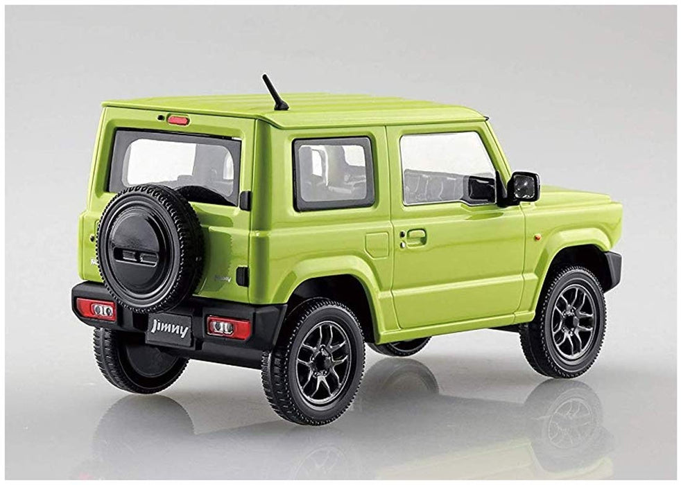 AOSHIMA 57766 08-A Suzuki Jimny Kinetic Yellow 1/32 Scale Pre-Painted Snap-Fit Kit- Japan Figure Store - #1 Bring To You The Best Japanese Goods