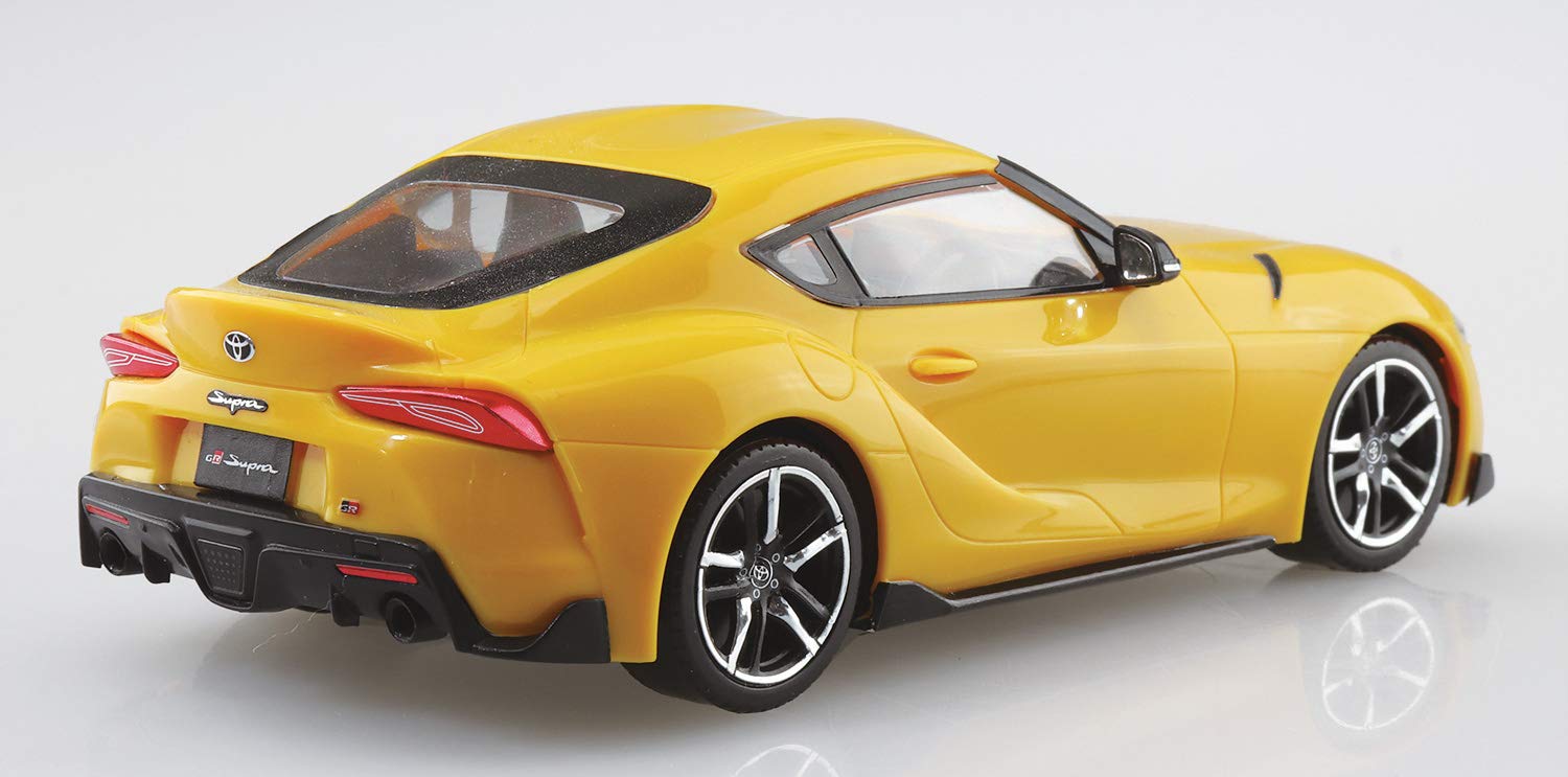 AOSHIMA The Snap Kit 1/32 Toyota Gr Supra Lighting Yellow Plastic Model- Japan Figure Store - #1 Bring To You The Best Japanese Goods