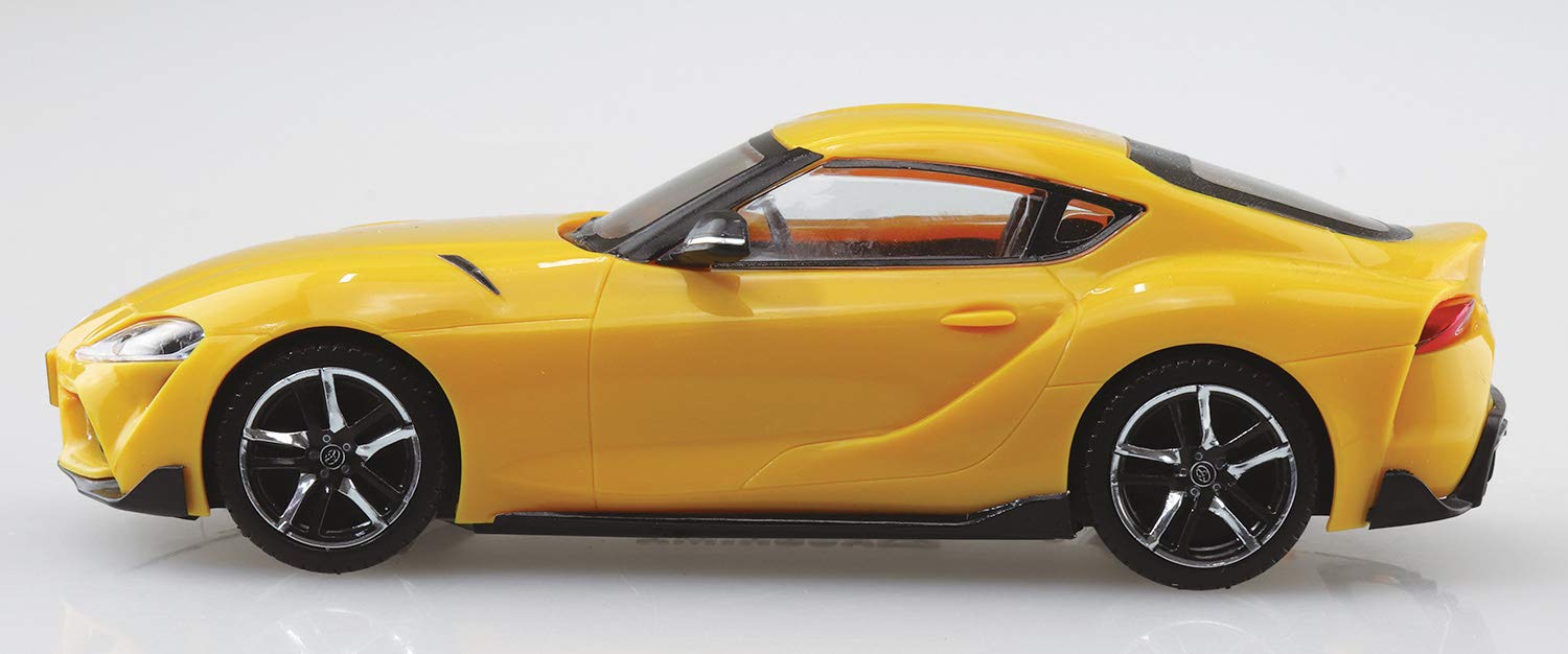 AOSHIMA The Snap Kit 1/32 Toyota Gr Supra Lighting Yellow Plastic Model- Japan Figure Store - #1 Bring To You The Best Japanese Goods