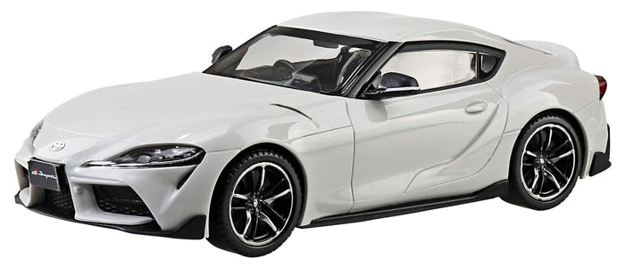 AOSHIMA The Snap Kit 1/32 Toyota Gr Supra White Metallic Plastic Model- Japan Figure Store - #1 Bring To You The Best Japanese Goods