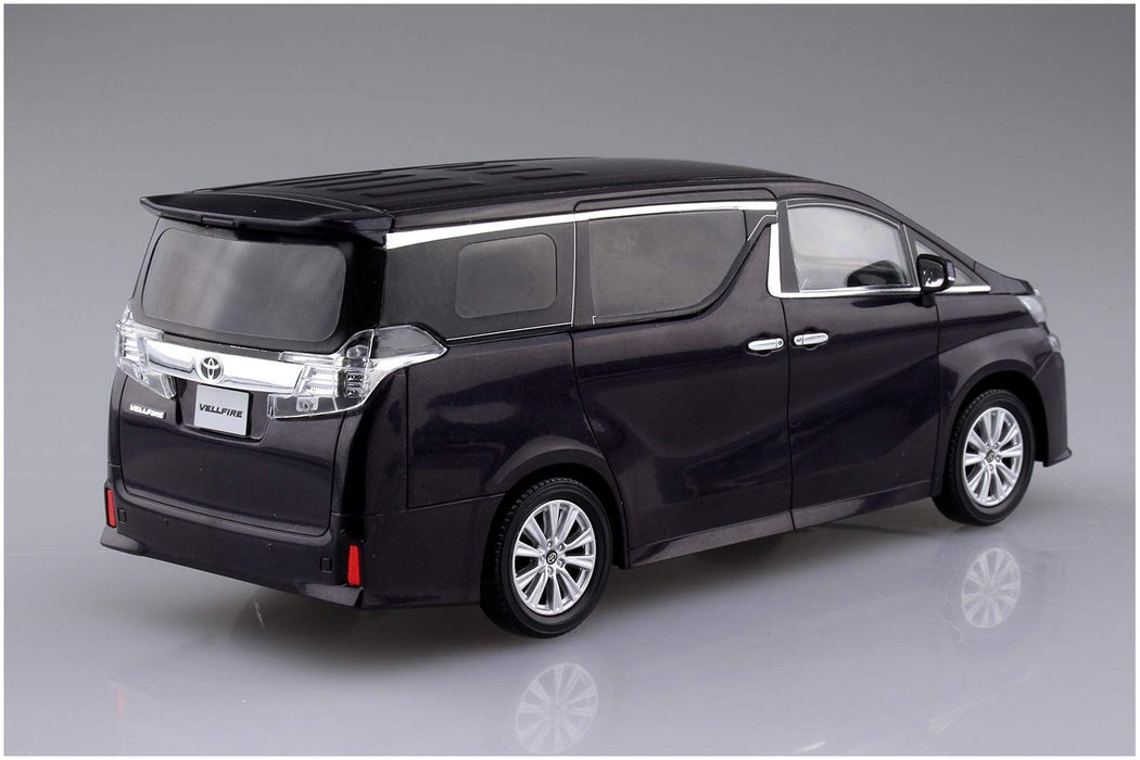 AOSHIMA 56325 Toyota Vellfire Burning Black Crystal Shine Glass Flake 1/32 Scale Pre-Painted Snap-Fit Kit- Japan Figure Store - #1 Bring To You The Best Japanese Goods