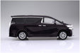 AOSHIMA 56325 Toyota Vellfire Burning Black Crystal Shine Glass Flake 1/32 Scale Pre-Painted Snap-Fit Kit- Japan Figure Store - #1 Bring To You The Best Japanese Goods