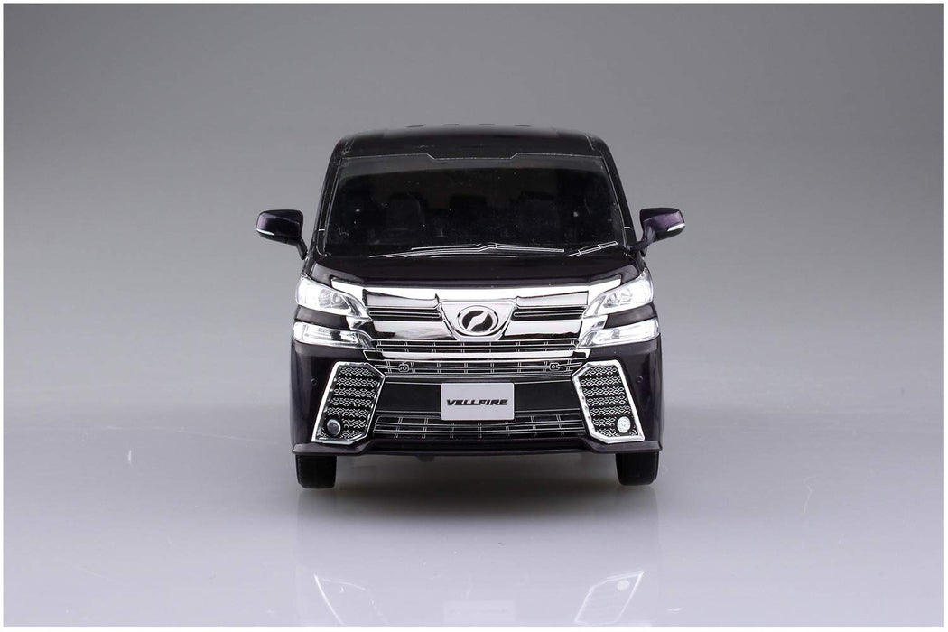 AOSHIMA 56325 Toyota Vellfire Burning Black Crystal Shine Glass Flake 1/32 Scale Pre-Painted Snap-Fit Kit- Japan Figure Store - #1 Bring To You The Best Japanese Goods