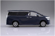 AOSHIMA 56332 Toyota Vellfire Grayish Blue Mica Metallic 1/32 Scale Pre-Painted Snap-Fit Kit- Japan Figure Store - #1 Bring To You The Best Japanese Goods
