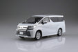 Aoshima Bunka Kyozai 1/32 The Snap Kit Series Toyota Vellfire White Pearl Crystal Shine Color Coded Plastic Model 04A- Japan Figure Store - #1 Bring To You The Best Japanese Goods