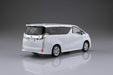 Aoshima Bunka Kyozai 1/32 The Snap Kit Series Toyota Vellfire White Pearl Crystal Shine Color Coded Plastic Model 04A- Japan Figure Store - #1 Bring To You The Best Japanese Goods