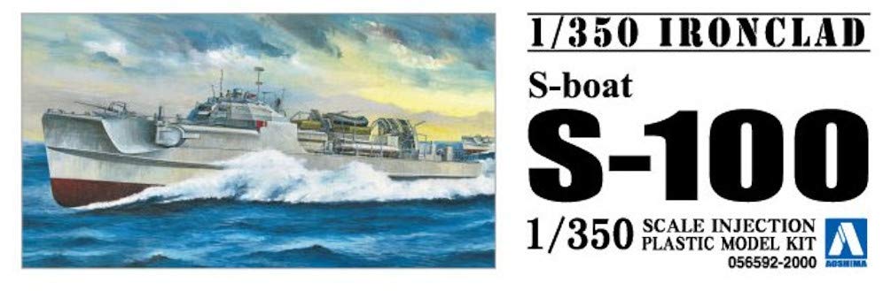 AOSHIMA Ironclad 05659 Steel Navies S-Boat 1/350 Scale Kit- Japan Figure Store - #1 Bring To You The Best Japanese Goods