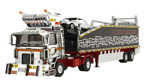 AOSHIMA Decoration Truck 1/64 Mini Deco Next No.6 Ankoku Shougun Car Transporter Plastic Model- Japan Figure Store - #1 Bring To You The Best Japanese Goods