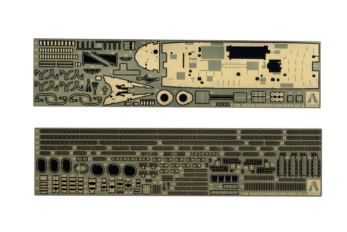 AOSHIMA Waterline 1/700 Detail Up Parts For Ijn Repair Ship Akashi Photo Etched Parts- Japan Figure Store - #1 Bring To You The Best Japanese Goods