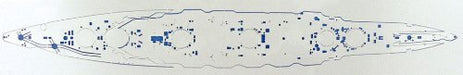 AOSHIMA 49907 Ijn Battleship Fuso 1942,1944 Plastic Deck Sheet 1/700 Scale- Japan Figure Store - #1 Bring To You The Best Japanese Goods