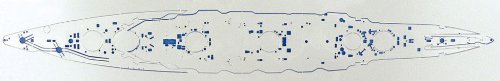 AOSHIMA 49907 Ijn Battleship Fuso 1942,1944 Plastic Deck Sheet 1/700 Scale- Japan Figure Store - #1 Bring To You The Best Japanese Goods